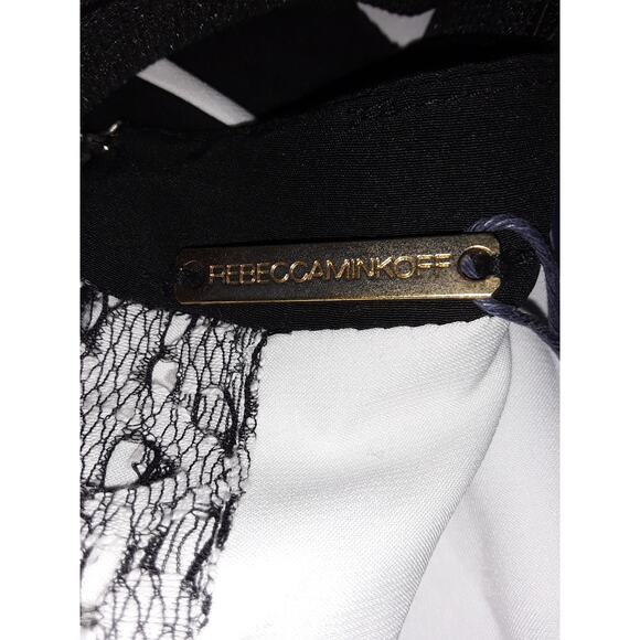 NWT Sz 2 Rebecca Minkoff CLARISSA Lacy Colorblock Corset Dress - Picture 10 of 10